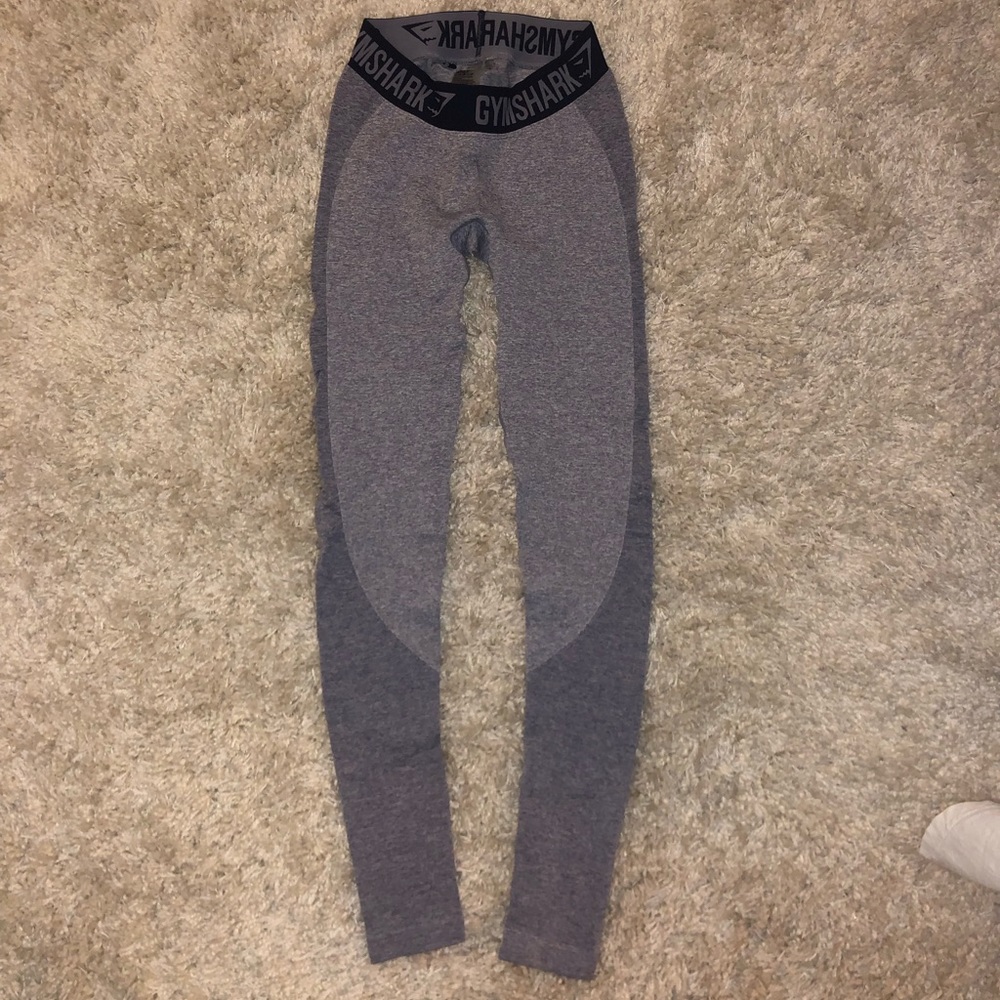 Steel blue and navy gymshark flex leggings